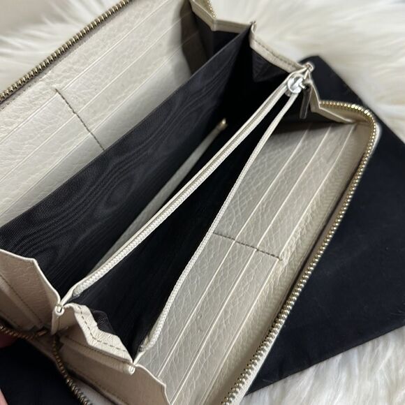 💯Authentic Gucci Soho Zipped Long Wallet🍀 - Picture 8 of 16